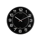 Wall clock UNILUX Mega Ø57,5cm black