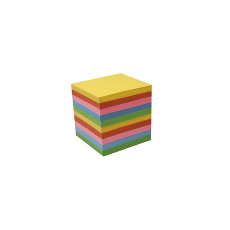 Block cube 90x90mm 800 sheets coloured
