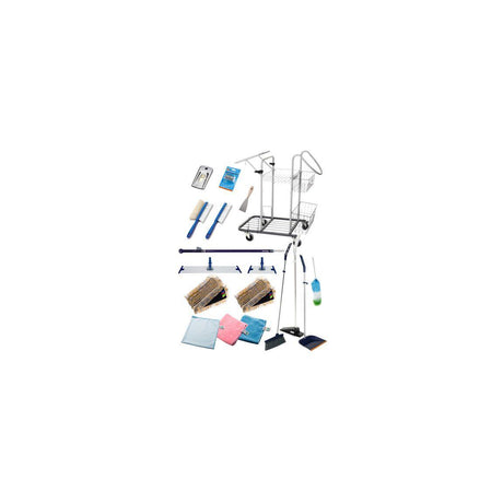 Cleaning trolley incl accessories BRONZE FUKT