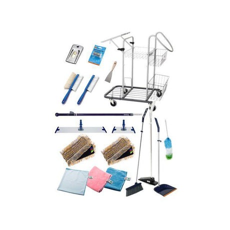 Cleaning trolley incl accessories BRONZE FUKT