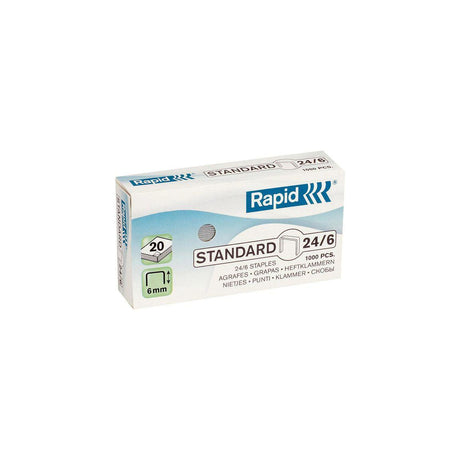 Staple RAPID 24/6 galvanised 1000/pc