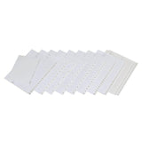 Plastic register PP A4+ 1-12 white