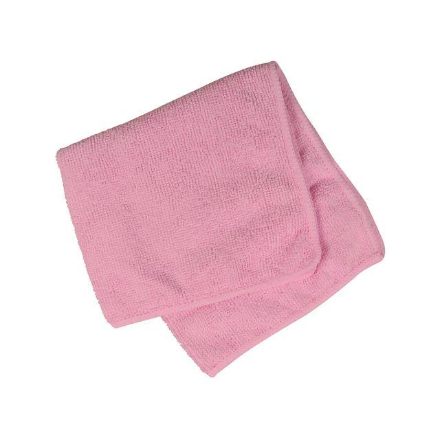 Microfibre cloth ABENA 32x32cm red 20/pack