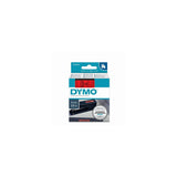 Tape DYMO D1 9mm black on red