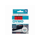 Tape DYMO D1 9mm black on red
