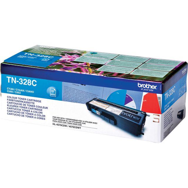 Toner BROTHER TN328C 6K cyan