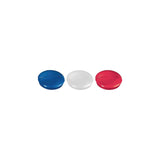 Magnetic buttons LYRECO 27mm black colour 6/pc