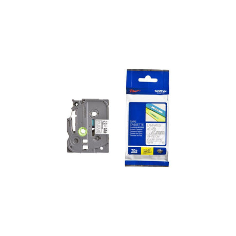 Tape BROTHER TZE135 12mm White on Clear