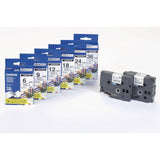 Tape BROTHER TZE315 6mm White on Black