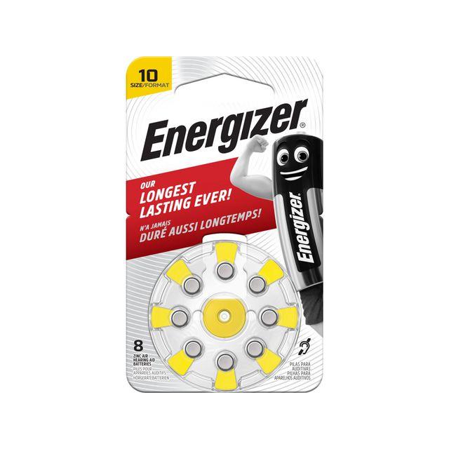 Battery ENERGIZER hearing 10 yellow 8/pc