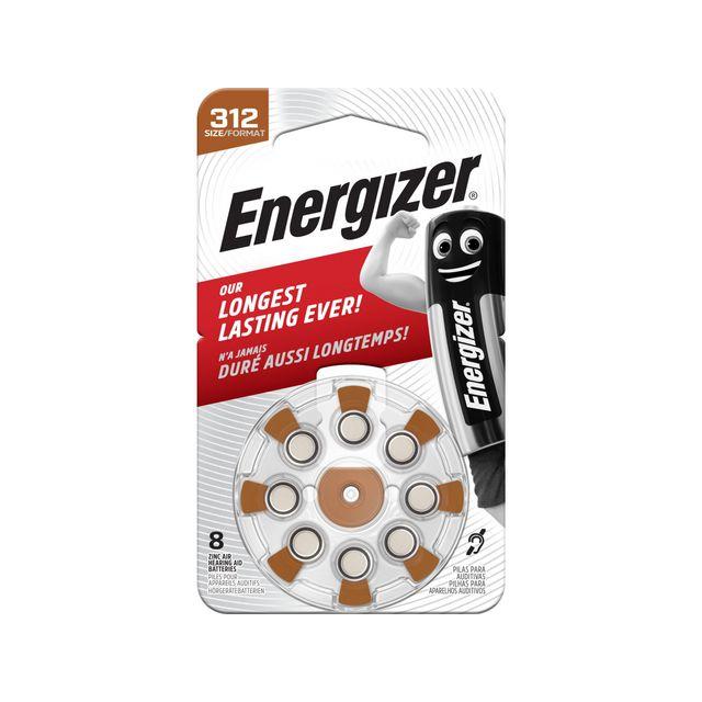 Battery ENERGIZER hearing 312 brown 8/pc