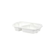 DUNIform 3-compartment takeaway PP white 246/pc