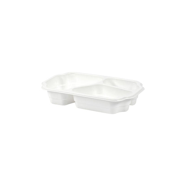 DUNIform 3-compartment takeaway PP white 246/pc