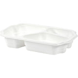 DUNIform 3-compartment takeaway PP white 246/pc