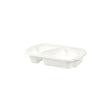 DUNIform 2-compartment takeaway PP white 246/pc