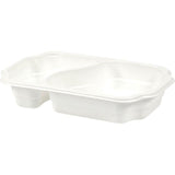 DUNIform 2-compartment takeaway PP white 246/pc