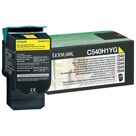 Toner LEXMARK C540H1YG 2K yellow