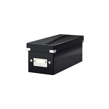 CD storage box ClicknStore black