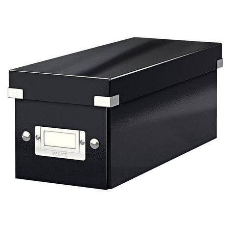 CD storage box ClicknStore black