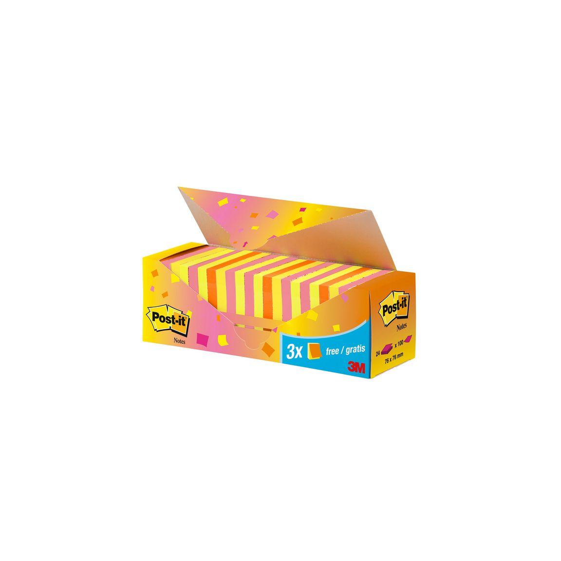 Notes POST-IT Value pack 76x76mm 24/pc