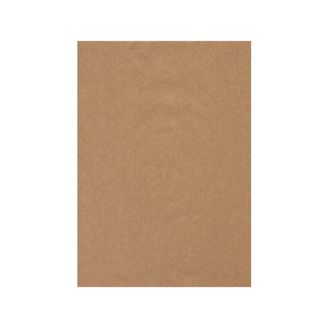 Gift wrap 57cmx10m ribbed brown