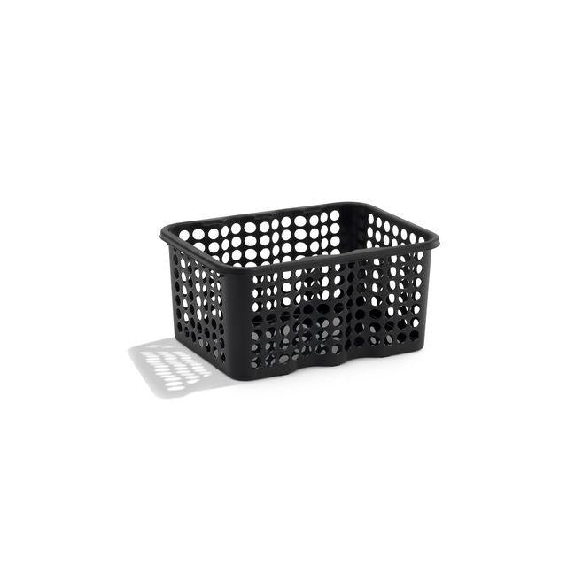 Storage basket 6 L black