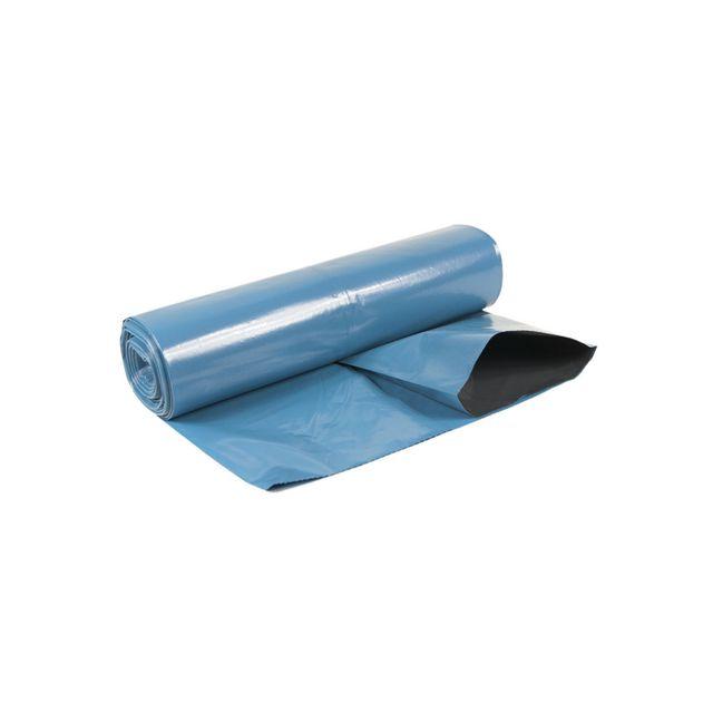 Plastic bag LD-coex 125L 55my blue/en 25/rl