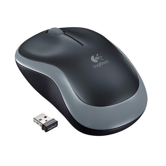 Mouse LOGITECH M185 wireless grey
