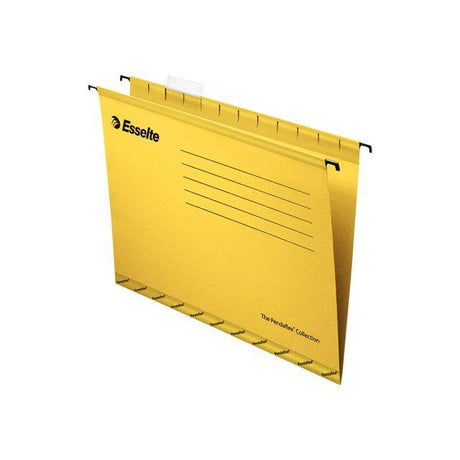 Suspension file ESSELTE std A4 yellow