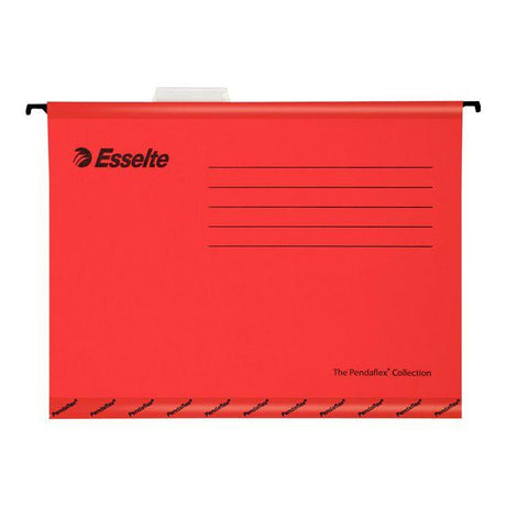 Suspension file ESSELTE std A4 red