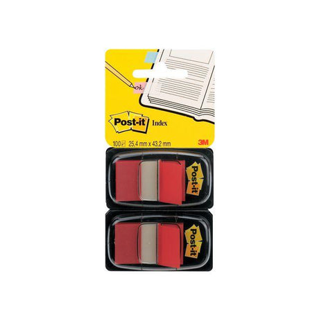 Index POST-IT 25,4x43,2mm red 100/pack