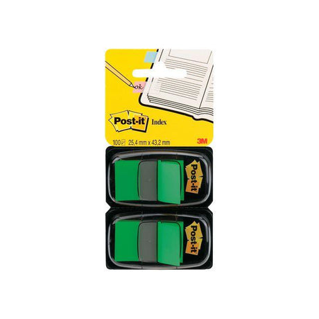 Index POST-IT 25,4x43,2mm green 100/pc