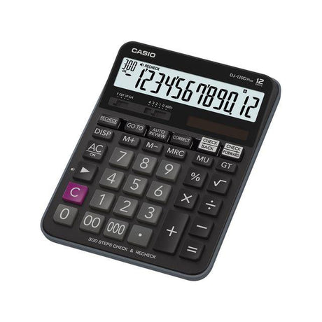 Desk calculator CASIO DJ-120D Plus black