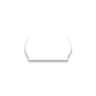 Price label 22x12mm G2 white 10500/pc