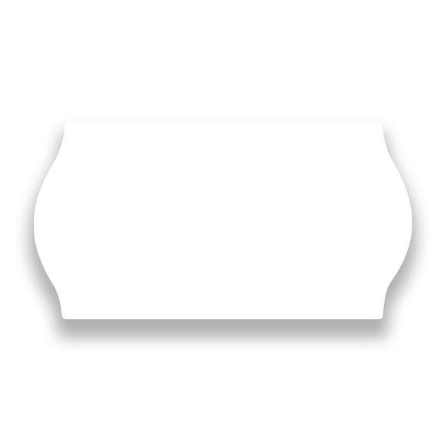 Price label 22x12mm G2 white 10500/pc