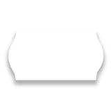 Price label 22x12mm G2 white 10500/pc