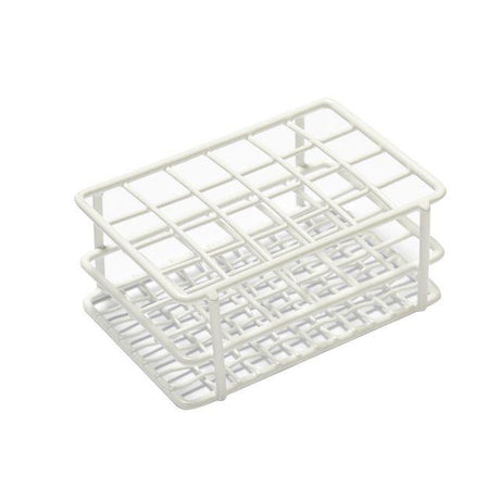 Test tube rack 4x6x13mm in white lacquer.