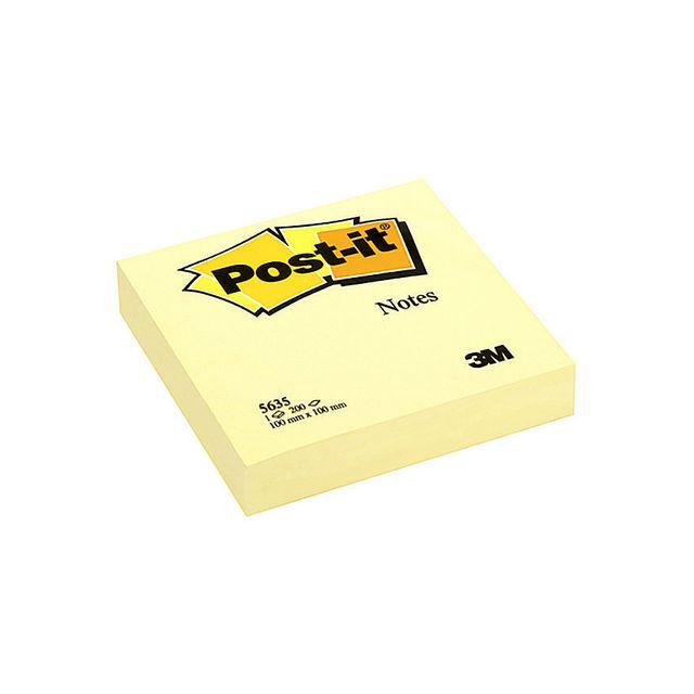 Notes POST-IT 100x100mm yellow