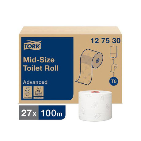 Toilet paper TORK Adv T6 2-ply 27/pack