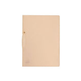 Clipboard A4 w. plastic clips transp. white