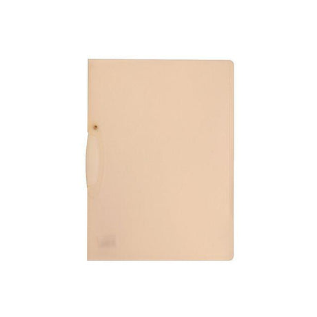 Clipboard A4 w. plastic clips transp. white