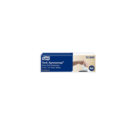 Napkin TORK Pre N4 2-ply white 500/pack