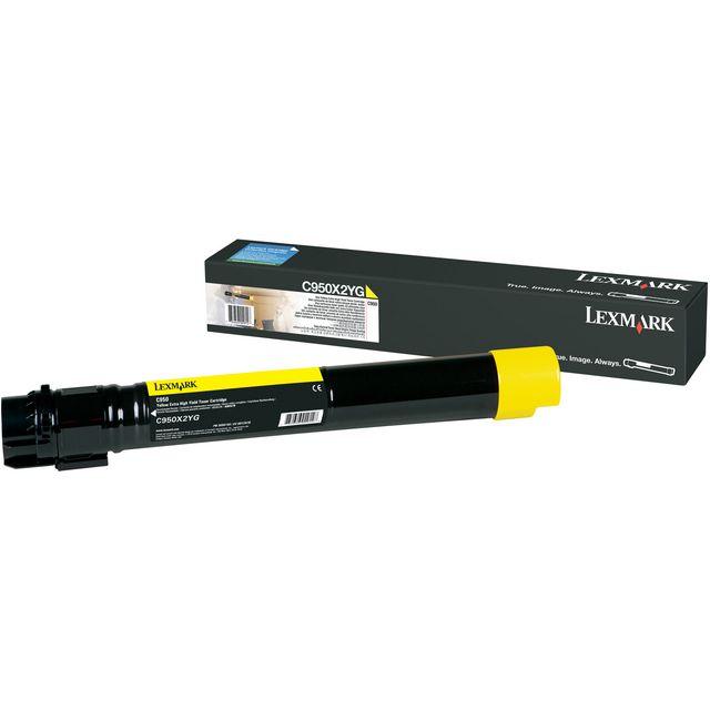 Toner LEXMARK C950X2YG 22K yellow