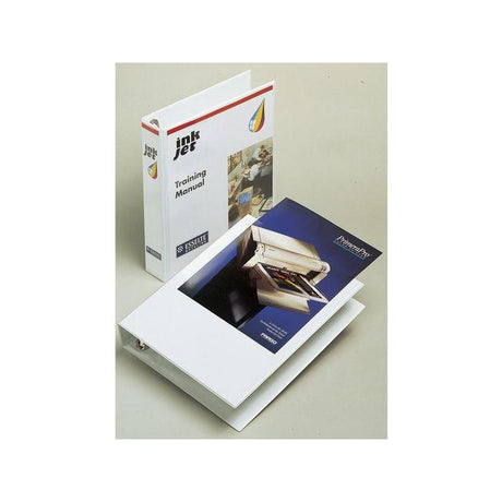Ring binder EU A4 pocket back and front white