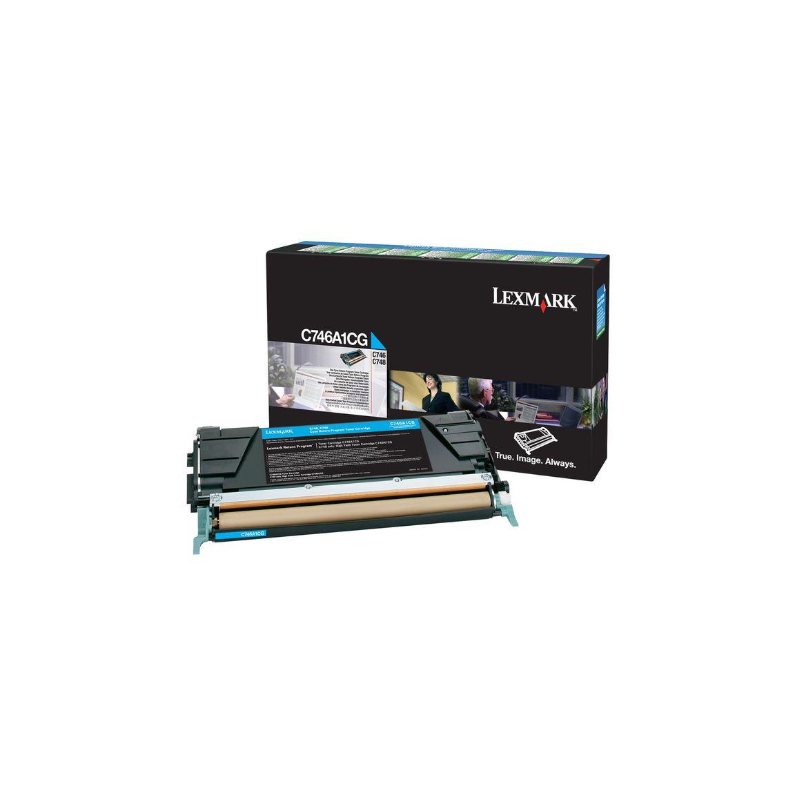Toner LEXMARK C746A1CG 7K cyan