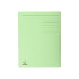 Folder EXACOMPTA 3-colour cardboard 280g A4 green