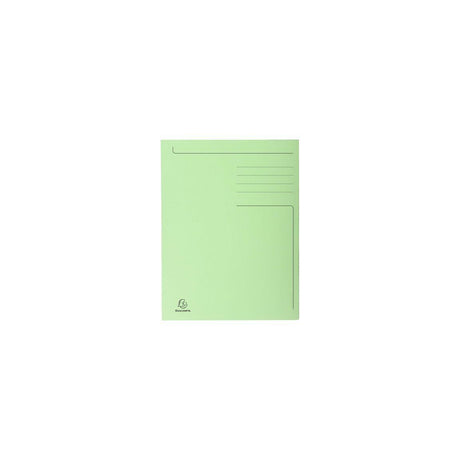 Folder EXACOMPTA 3-colour cardboard 280g A4 green
