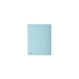 Folder EXACOMPTA 3-colour cardboard Folio blue