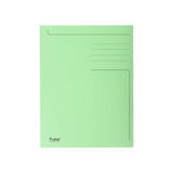 Folder EXACOMPTA 3-colour cardboard Folio green