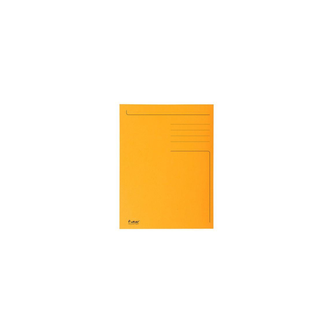 Folder EXACOMPTA 3-colour cardboard Folio orange